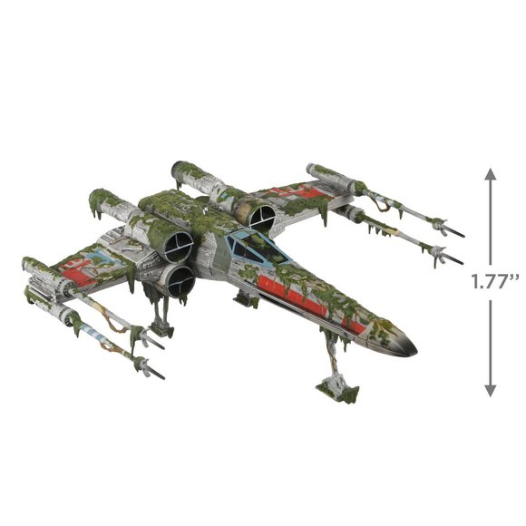 New! Star Wars Dagobah X-Wing Hallmark Keepsake Ornament Empire Strikes Back - Picture 3 of 5